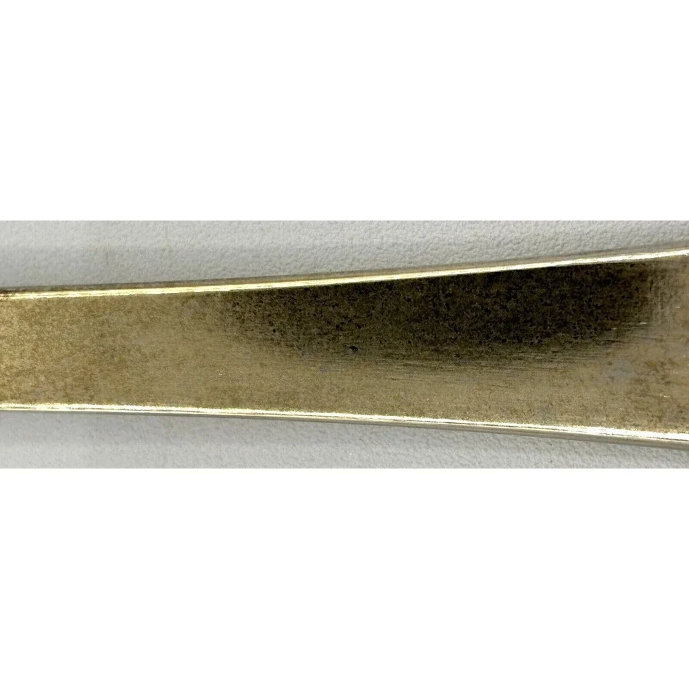 Vintage Silver Plated Salad‎ Serving Fork (Spork) and Spoon Made in Italy 9”